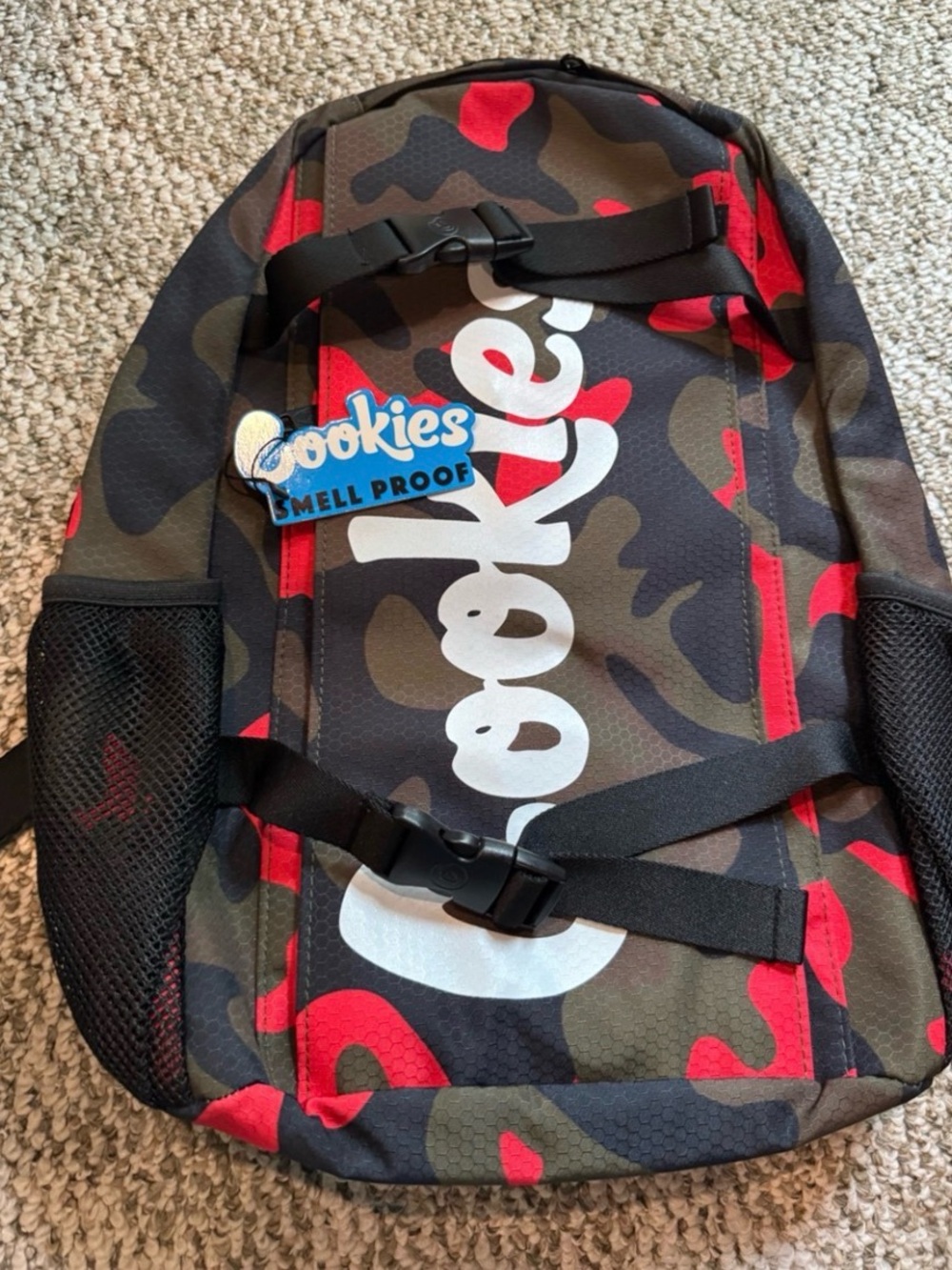Cookies Nylon  Camouflage Smell Proof Backpack